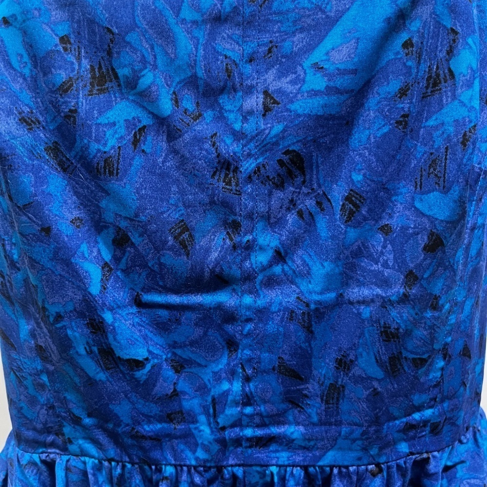 Chelsea28 womens Vibrant Blue mini dress medium - Picture 3 of 8